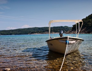 Near Rab island in Croatia