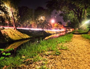 Path along river