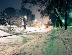 Near Linsengasse street in Klagenfurt / Austria
